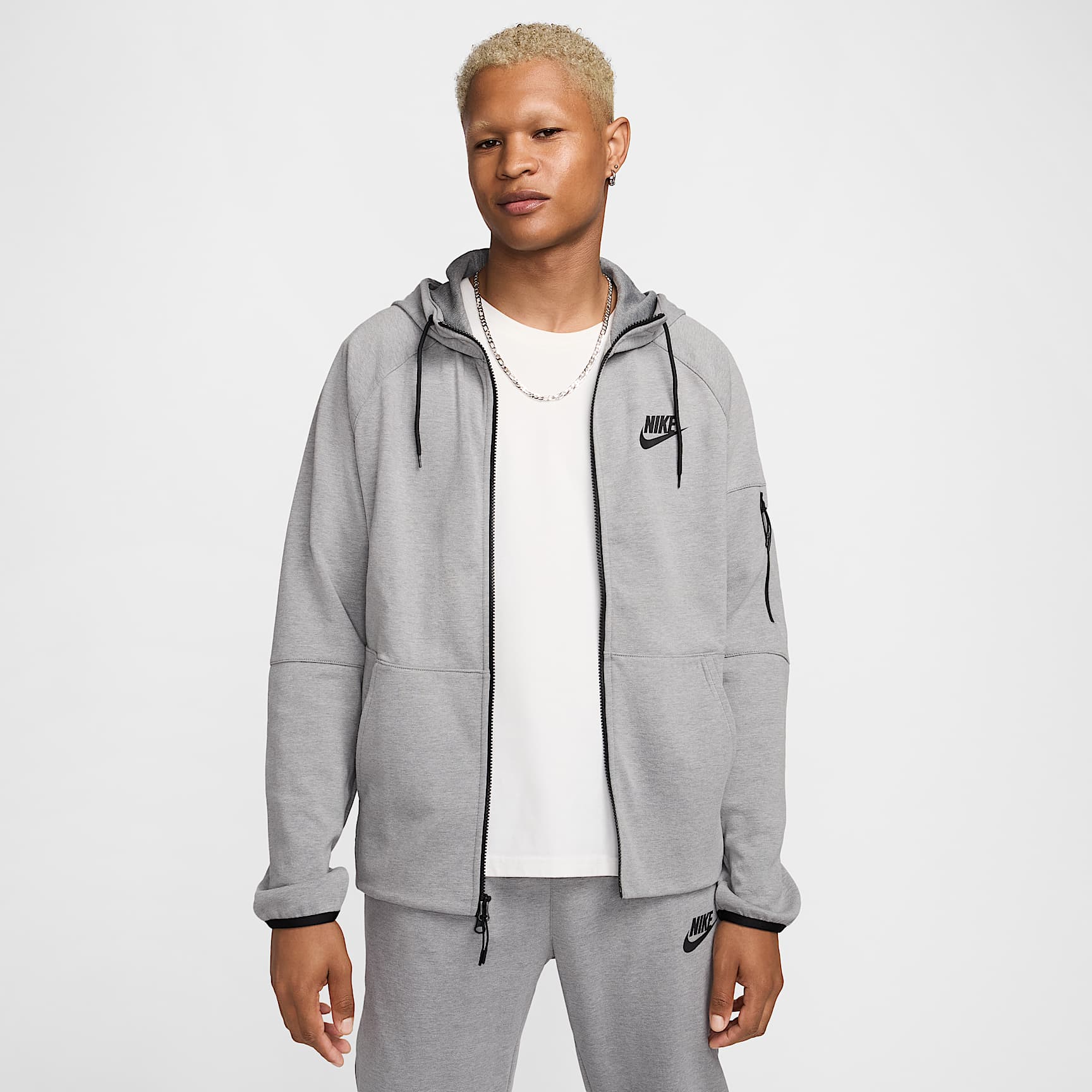 Nike Sportswear Tech Essentials fleecehoodie met rits voor heren
